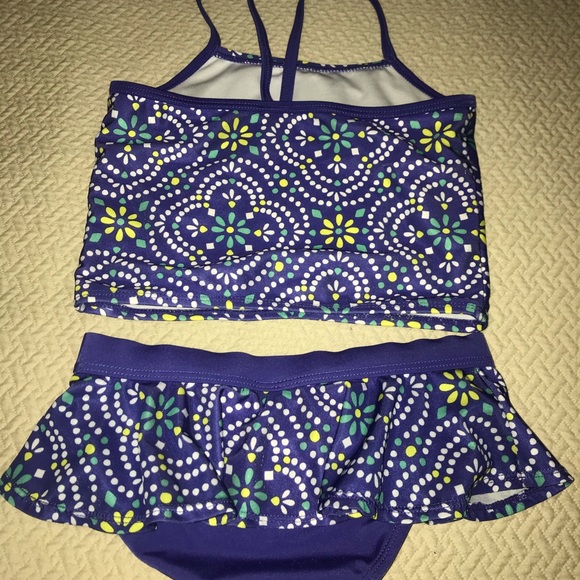 Gymboree skirted tankini 6-7 - Picture 2 of 3